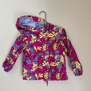 Toddler Girls North Face Rain Jacket Windbreaker